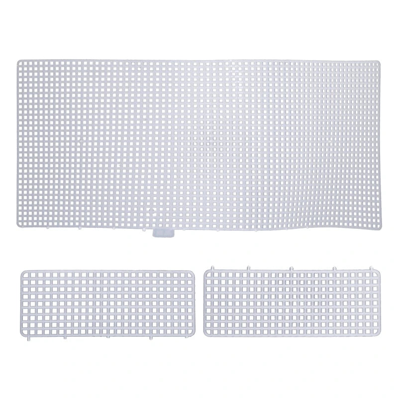 8pcs/set Plush Mesh Weaving Plastic Kit Craft DIY Handbag Bag Accessories