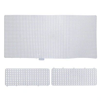 8pcs/set Plush Mesh Weaving Plastic Kit Craft DIY Handbag Bag Accessories