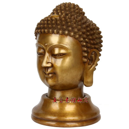 $900 ## 34CM large # bless HOME Safety Health luck Talisman #office shop efficacious Protection Tibetan Buddhism Buddha statue