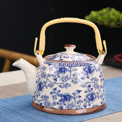 900ml Pot Large Ceramic Capacity Porcelain Teapot With Filter Water Chinese Kung Fu Kettle Teaware Drinkware Kettle Green Tea