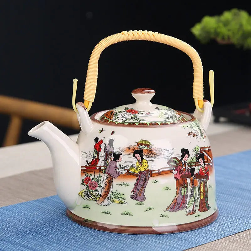 900ml Pot Large Ceramic Capacity Porcelain Teapot With Filter Water Chinese Kung Fu Kettle Teaware Drinkware Kettle Green Tea