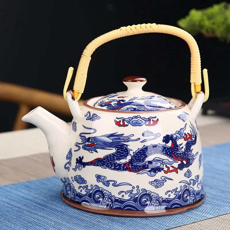 900ml Pot Large Ceramic Capacity Porcelain Teapot With Filter Water Chinese Kung Fu Kettle Teaware Drinkware Kettle Green Tea