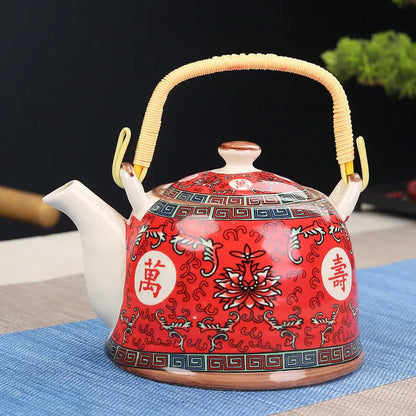 900ml Pot Large Ceramic Capacity Porcelain Teapot With Filter Water Chinese Kung Fu Kettle Teaware Drinkware Kettle Green Tea