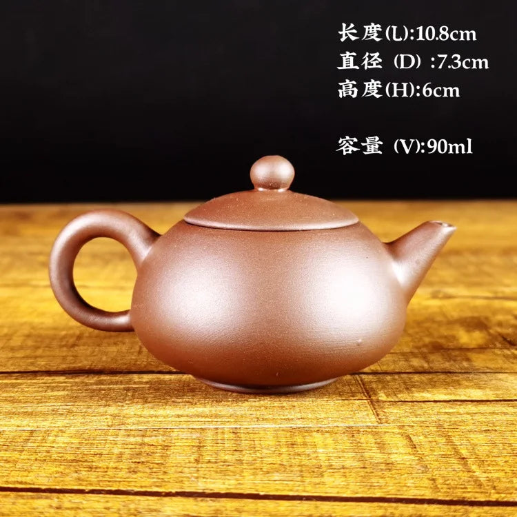 90CC Yixing Purple Clay Teapot Small Capacity Kettle Kung Fu Zisha Tet Set Puer Teaware