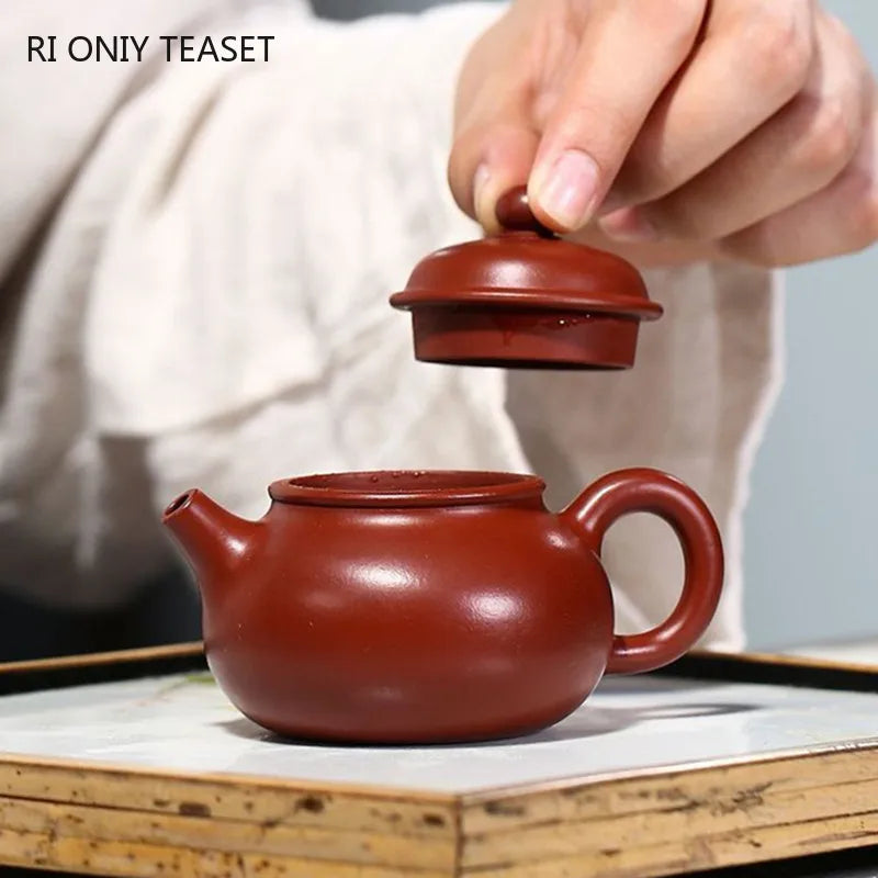 90ml Authentic Yixing Purple Clay Teapots Small Capacity Famous Handmade Tea Pot Beauty Kettle Chinese Zisha Tea Set Gifts