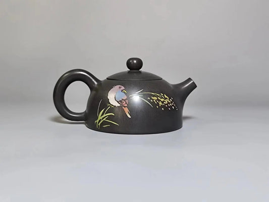 90ml Chinese Jianshui Purple Clay (not Yixing )Handmade Natural Material Mini TeaPot Not Zisha Beauty Kettle Teaset Ceremony