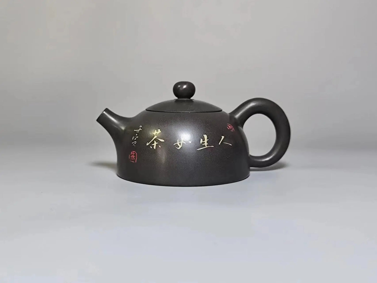 90ml Chinese Jianshui Purple Clay (not Yixing )Handmade Natural Material Mini TeaPot Not Zisha Beauty Kettle Teaset Ceremony