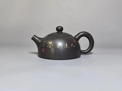 90ml Chinese Jianshui Purple Clay (not Yixing )Handmade Natural Material Mini TeaPot Not Zisha Beauty Kettle Teaset Ceremony