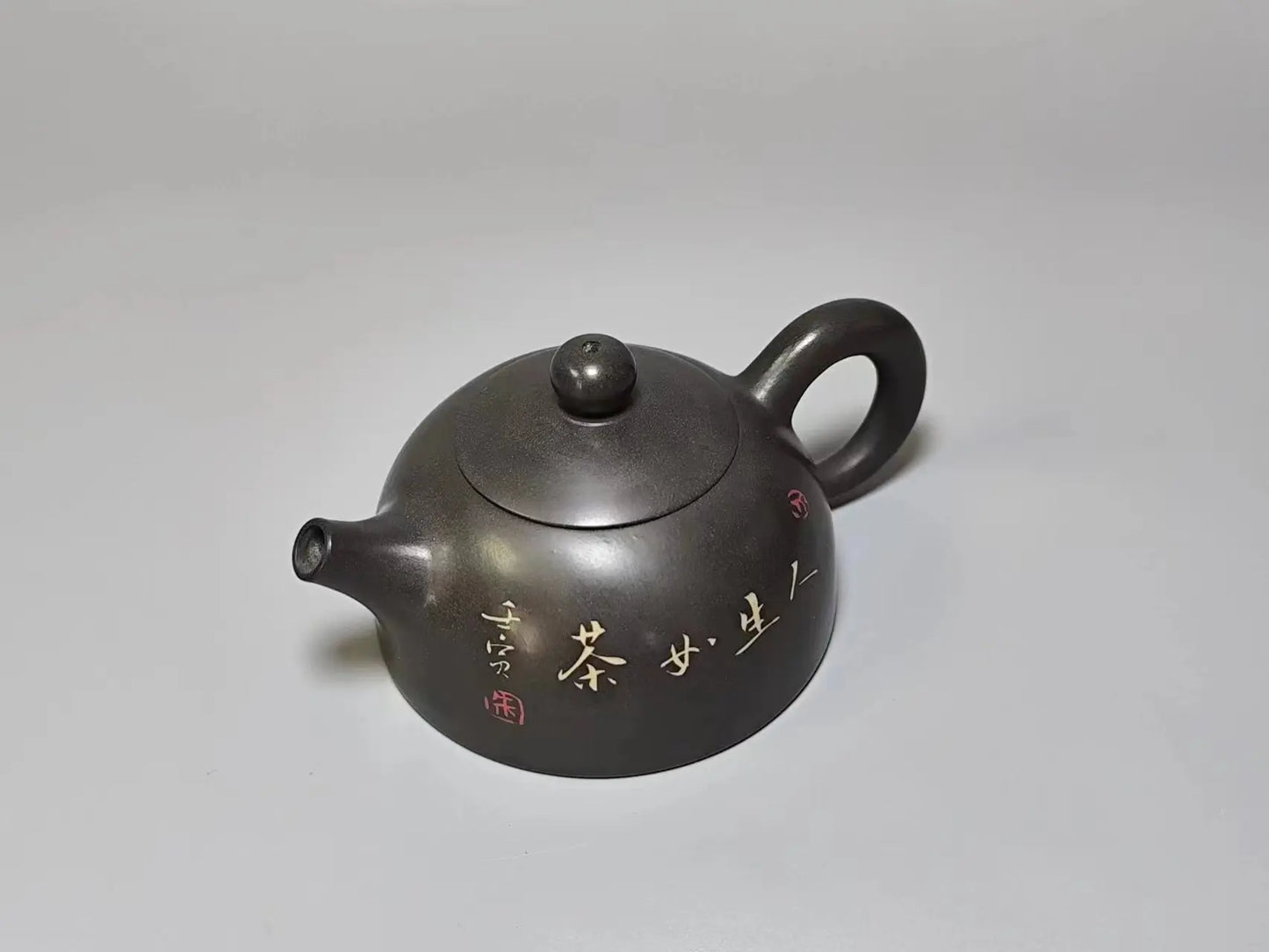 90ml Chinese Jianshui Purple Clay (not Yixing )Handmade Natural Material Mini TeaPot Not Zisha Beauty Kettle Teaset Ceremony