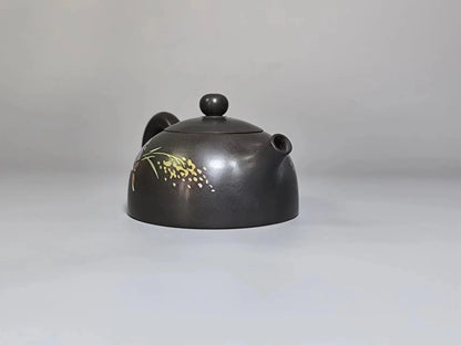90ml Chinese Jianshui Purple Clay (not Yixing )Handmade Natural Material Mini TeaPot Not Zisha Beauty Kettle Teaset Ceremony
