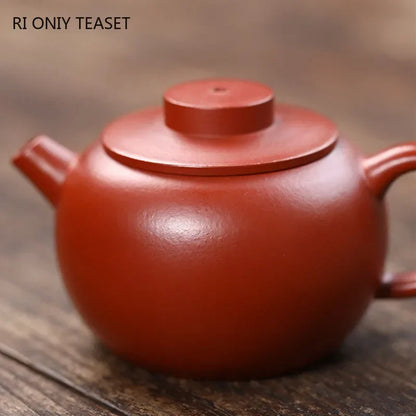90ml Chinese Yixing Purple Clay Teapots Small Capacity Famous Artists Handmade Tea Pot Raw Ore Kettle Zisha Tea Set Teaware