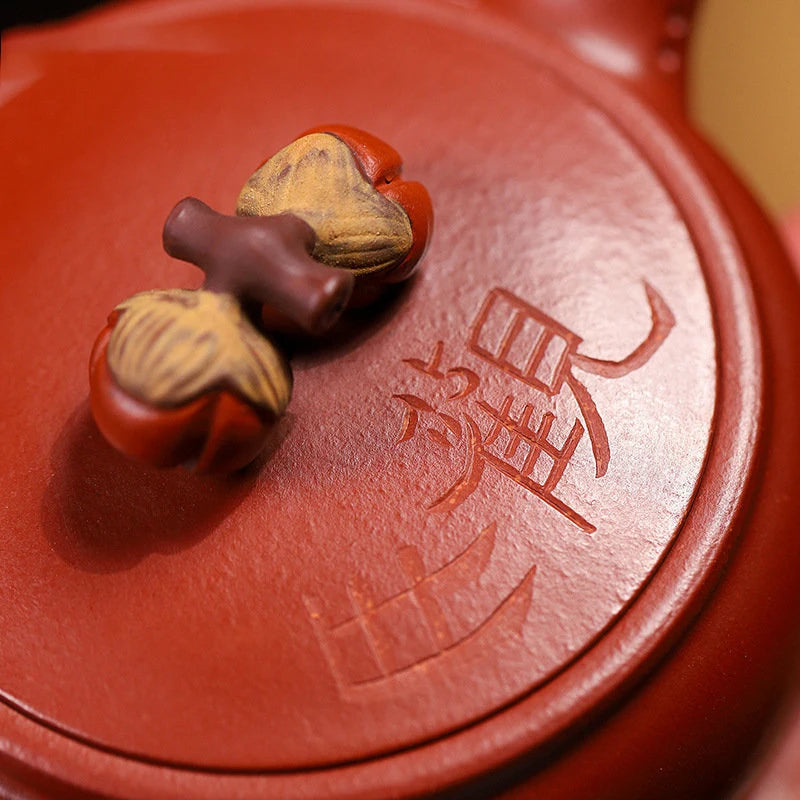 90ml Chinese Yixing Raw Ore Purple Clay Teapots Famous Handmade Small Capacity Tea Pot Dahongpao Mud Beauty Kettle Zisha Tea Set