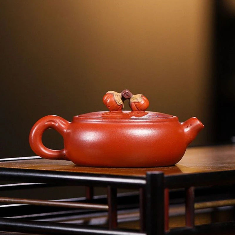 90ml Chinese Yixing Raw Ore Purple Clay Teapots Famous Handmade Small Capacity Tea Pot Dahongpao Mud Beauty Kettle Zisha Tea Set