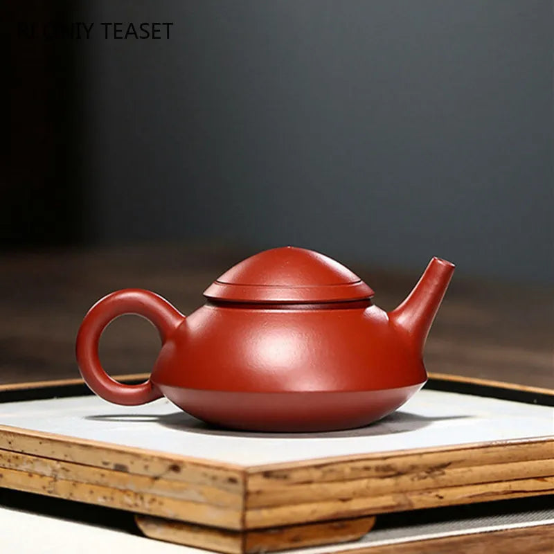 90ml Chinese Yixing Small Capacity Purple Clay Teapots Famous Artists Handmade Raw Ore Dahongpao Tea Pot Kettle Zisha Tea Set