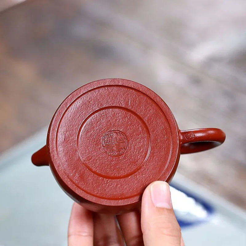 90ml Famous Yixing Purple Clay Teapot Raw Ore Dahongpao Filter Tea Pot Home Zisha Beauty Kettle Chinese Customized Tea Set