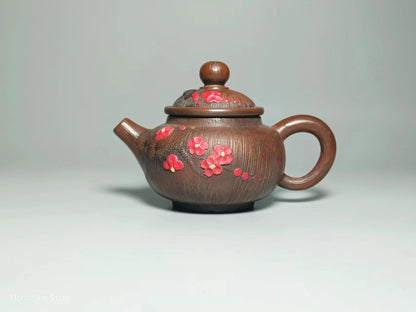 90ml Jianshui Clay Pure Handmade Mini  Plum Flower TeaPot(Not Yixing Zisha) Ceramic  Kung Fu Tea Set Drinkware Tea Ceremony