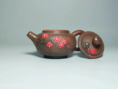 90ml Jianshui Clay Pure Handmade Mini  Plum Flower TeaPot(Not Yixing Zisha) Ceramic  Kung Fu Tea Set Drinkware Tea Ceremony
