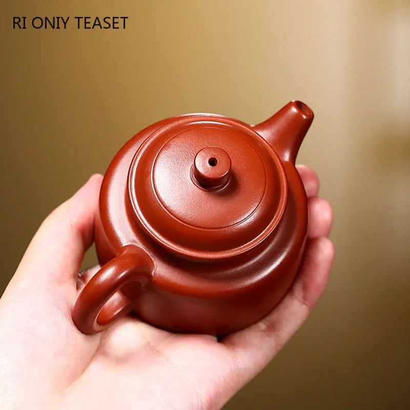 90ml Small Capacity Chinese Yixing Purple Clay Tea Pot Handmade Teapot Raw Ore Dahongpao Mud Kettle Zisha Teaware Tea Set