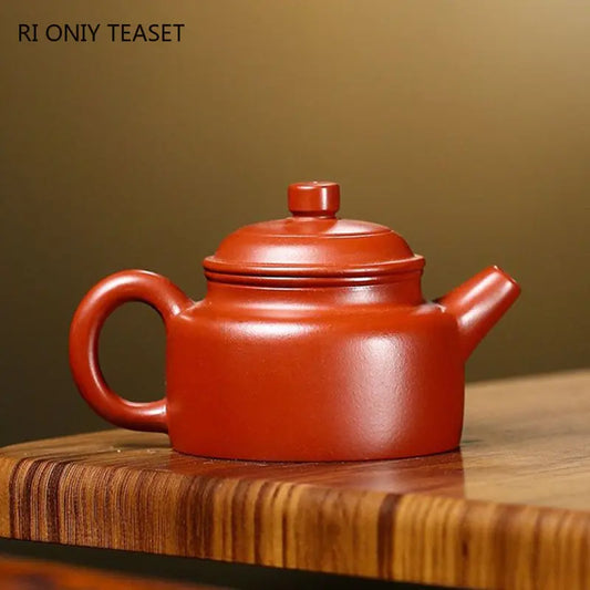 90ml Small Capacity Chinese Yixing Purple Clay Tea Pot Handmade Teapot Raw Ore Dahongpao Mud Kettle Zisha Teaware Tea Set