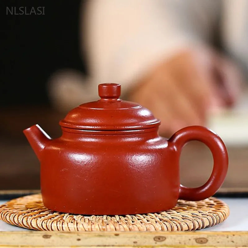 90ml Tradition Yixing Purple Clay Tea Pot Raw Ore Dahongpao Filter Teaware Handmade Beauty Teapot Customized Zisha Tea Infuser