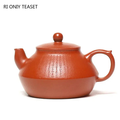 90ml Yixing Handmade Small Capacity Purple Clay Teapots Famous Tea Pot Raw Ore Dahongpao Mud Beauty Kettle Chinese Zisha Tea Set