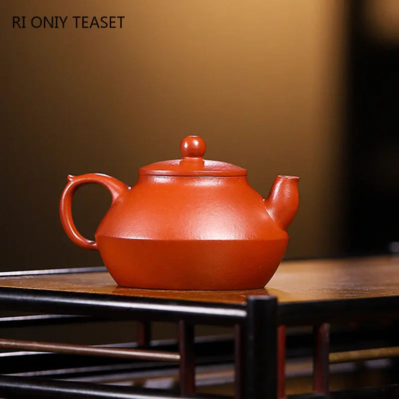 90ml Yixing Handmade Small Capacity Purple Clay Teapots Famous Tea Pot Raw Ore Dahongpao Mud Beauty Kettle Chinese Zisha Tea Set