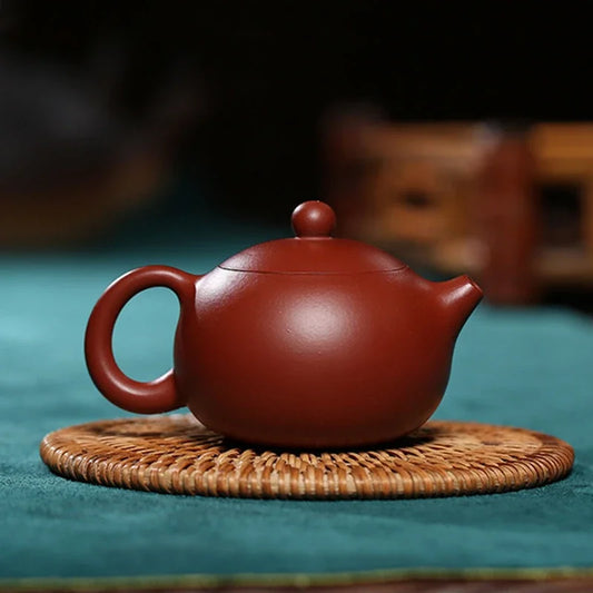 90ml Yixing Purple Clay Teapots Authentic Dahongpao Xishi Tea Pot Ball Hole Filter Kettle Handmade Boutique Zisha Tea Set