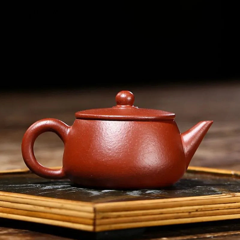 90ml Yixing Purple Clay Teapots Handmade Small Capacity Tea Pot Raw Ore Beauty Kettle Chinese Authentic Zisha Tea Set Gifts