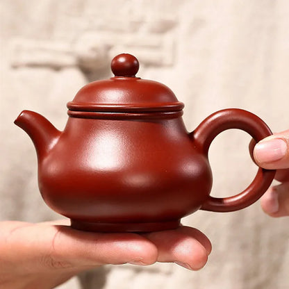 90ml Yixing Small Capacity Purple Clay Teapots Authentic Handmade Tea Pot Raw Ore Dahongpao Beauty Kettle Chinese Zisha Tea Set