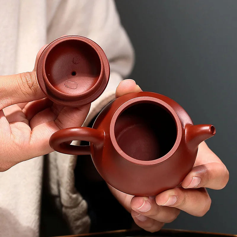 90ml Yixing Small Capacity Purple Clay Teapots Authentic Handmade Tea Pot Raw Ore Dahongpao Beauty Kettle Chinese Zisha Tea Set