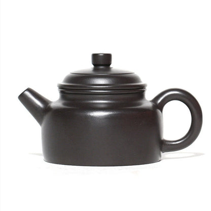 90ml Yixing Small Capacity Purple Clay Teapots Famous Artists Handmade Tea Pot Raw Ore Black Mud Kettle Chinese Zisha Tea Set
