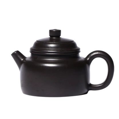 90ml Yixing Small Capacity Purple Clay Teapots Famous Artists Handmade Tea Pot Raw Ore Black Mud Kettle Chinese Zisha Tea Set
