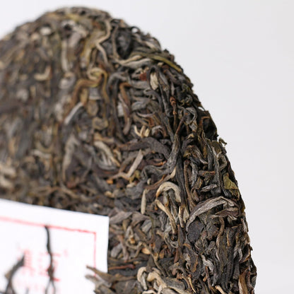 班盆老寨单株普洱生茶 357g/12.6oz Ban Pen Raw Puerh Tea Cake, Natural and Aged Sheng Pu Erh Tea, Yunnan Raw Puer Tea Cake