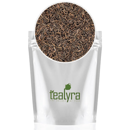 Tealyra - Ripe Pu'erh Tea - 20 Years Aged Loose Leaf from Yunnan - China - 100% Natural - Caffeine Level High - Aged Black Tea Pu Er - 110g (4-ounce)