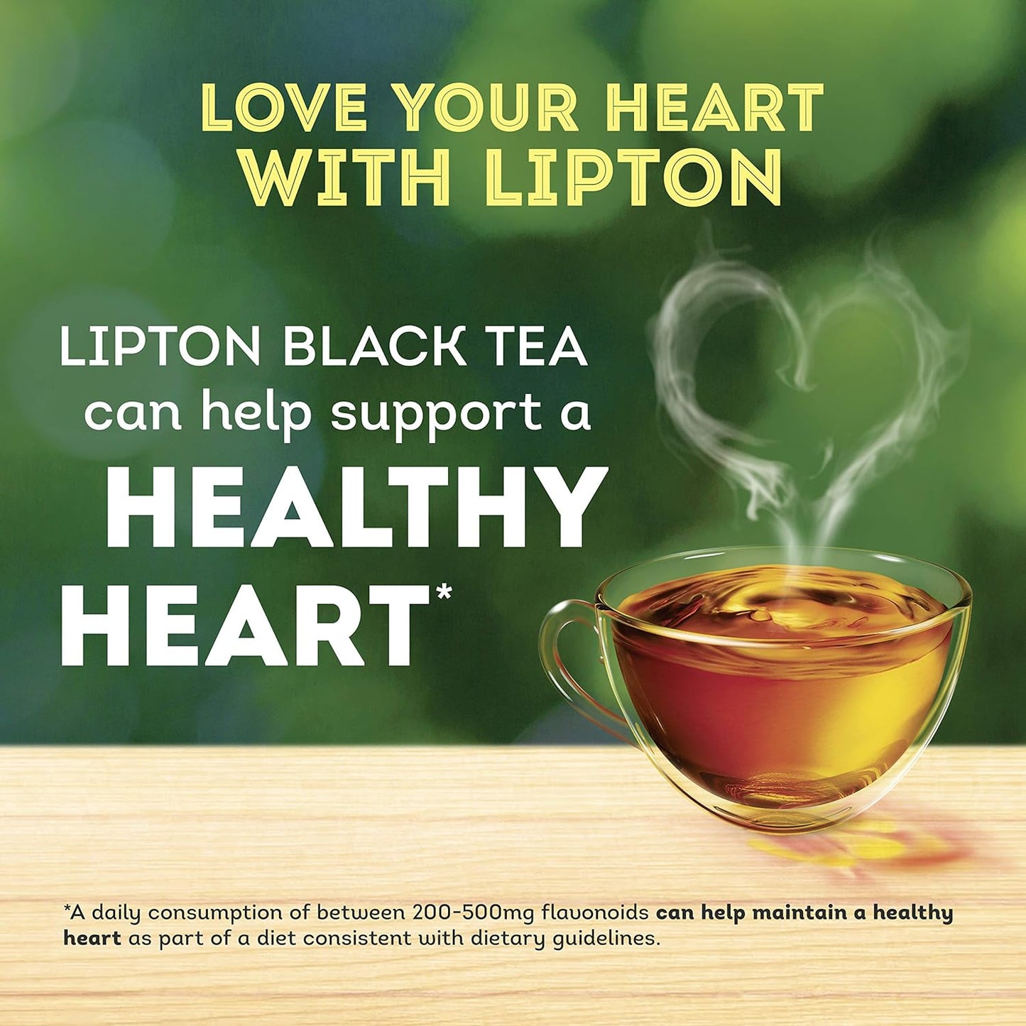 Lipton Tea Bags, Black Tea, Iced or Hot Tea, Can Support Heart Health, 20 Tea Bags(Pack of 12)