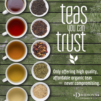Davidson's Organics, Decaffeinated Black, Loose Leaf Tea, 16-Ounce Bag
