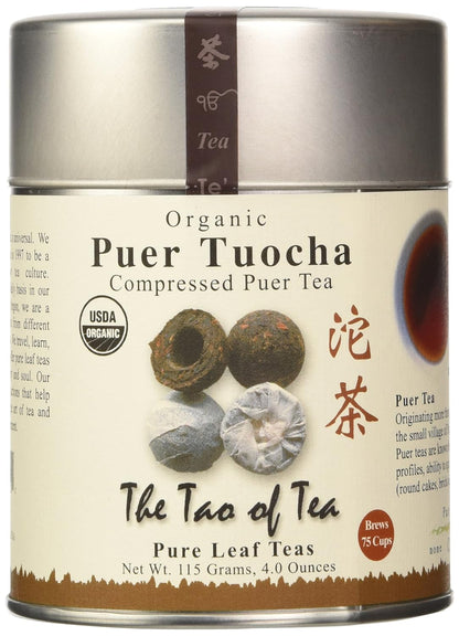 The Tao of Tea, Puer Tuocha, 4 Ounce Tin