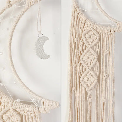95CM Wall braid Bohemian tapestry hand-woven wall hanging wall decoration bedroom wall braided rope background 20*95CM wall