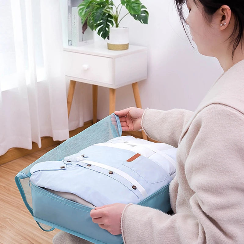 9Pcs/set Large Capacity Luggage Storage Bags For Packing Cube Clothes Underwear Cosmetic Travel Organizer Bag Toiletries Pouch
