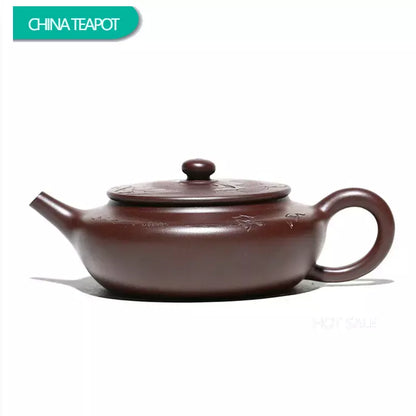 160ml Authentic Yixing Purple Clay Teapots Master Handmade Tea Pot Raw Ore Beauty Kettle Chinese Zisha Tea Set Customized Gifts