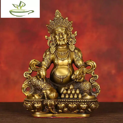 Chinese Pure Copper God of Wealth Ornaments Buddha Statue Home Office Enshrined To Attract Wealth Bronze Statue