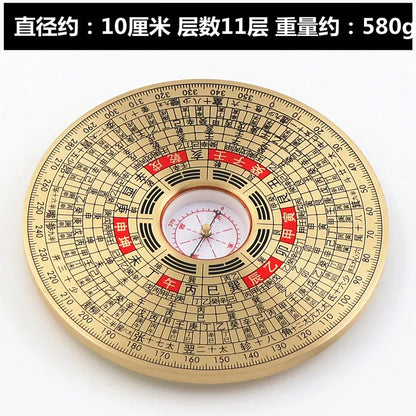 A PAIR Geomantic master tool Asia efficacious Eight Diagrams FENG SHUI Compass magnetic divine dragon dowsing Rod LUO PAN book