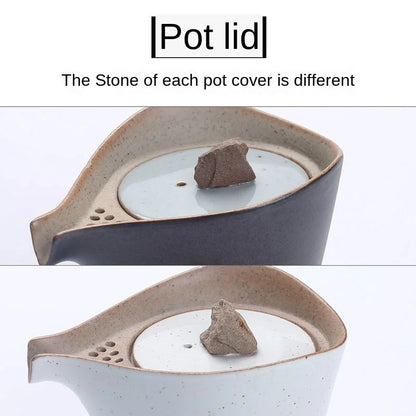 A Pot of Two Cups Set Tea Portable Travel  Ceramic Cup Dry-Bulb Disk  Kung Fu Tea Set  Ceramic Tea Set  Travel Tea Set Gaiwan