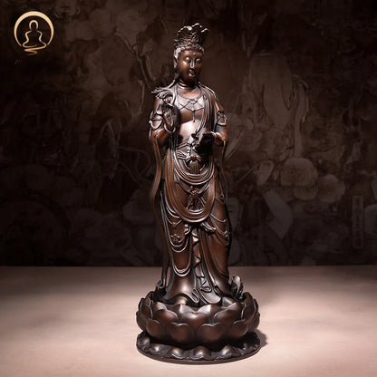 A SET 3P # GOOD figure of Buddha HOME temple Shrine Protection # Tantra Buddhism Amitabha Sakyamuni Guanyin Buddha Bronze statue