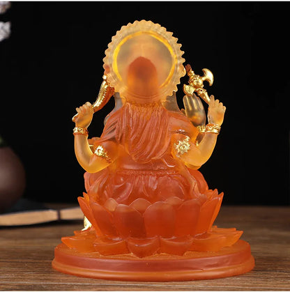 A+ Southeast Asia Thailand India home altar protection GANESH God of wealth Recruit wealth bring wealth Decorative Buddha statue