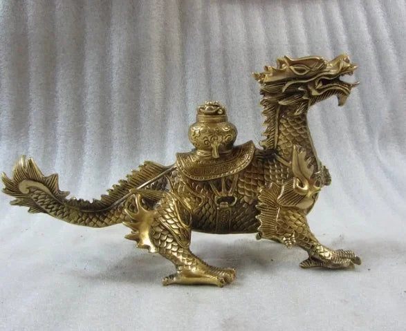 A cornucopia of pure copper dragon copper fin the Dragon talisman Zhaocai Home Furnishing feng shui ornaments