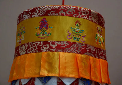 A pair 2PCS  Wholesale Buddhist supplies Buddhism HOME Temple Royal good Deco auspicious Embroidery Wall hang Victory Baochuang