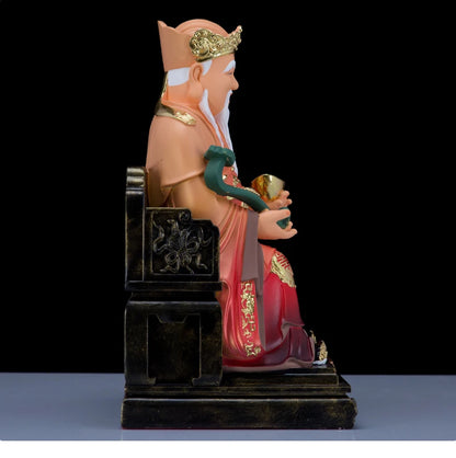 A pair 2pcs Southeast Asia home High grade Buddha statue thriving business Money Good luck CAI SHEN TU DI GONG PO God of wealth