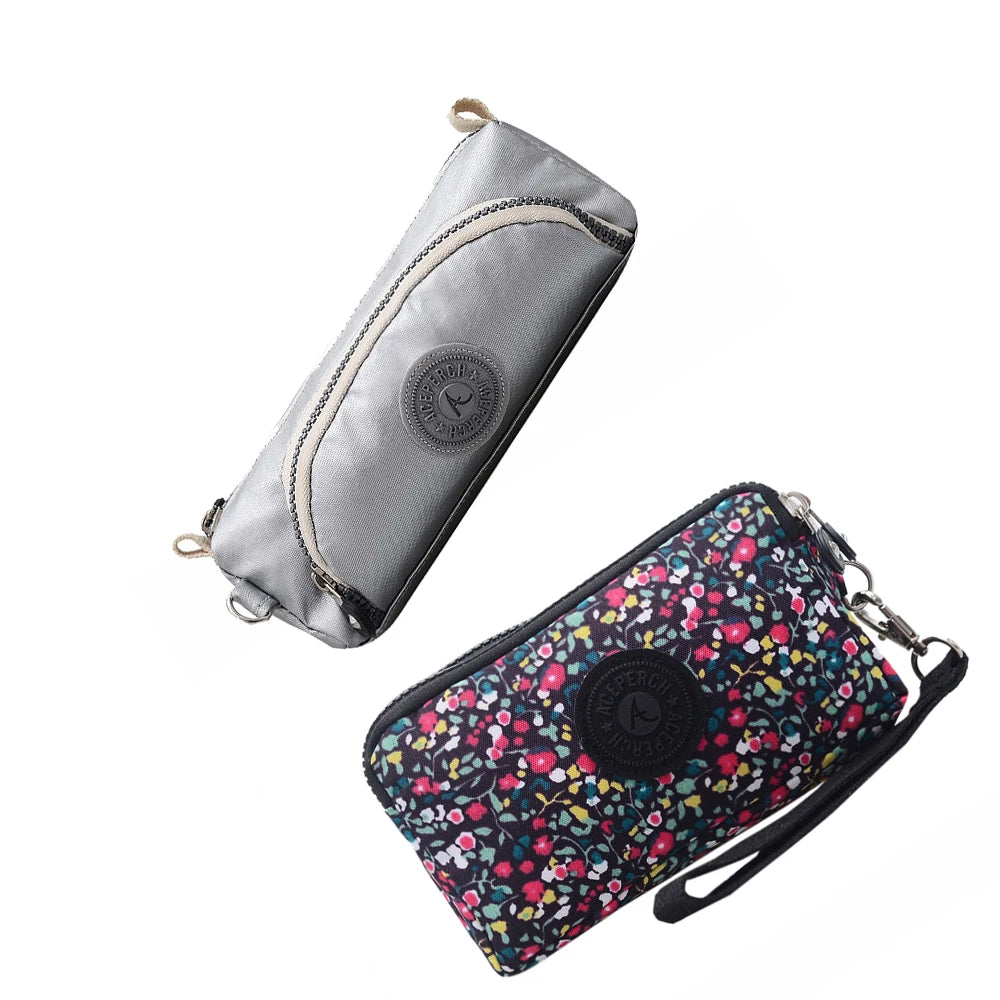 ACEPERCH Girl 2021 Original Estojo Carteira Feminina Case Billetera Mujer Purse Wallet Girls Nylon Monkey Pencil Bags Bolsas