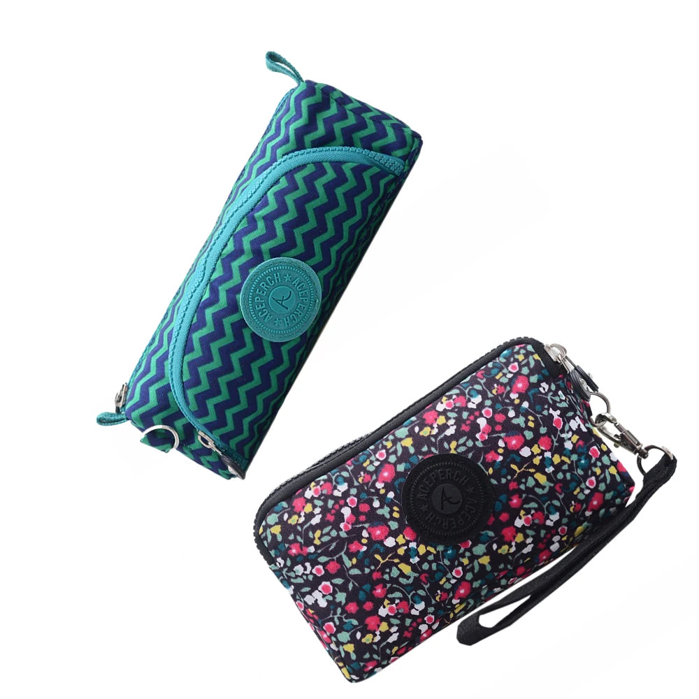 ACEPERCH Girl 2021 Original Estojo Carteira Feminina Case Billetera Mujer Purse Wallet Girls Nylon Monkey Pencil Bags Bolsas